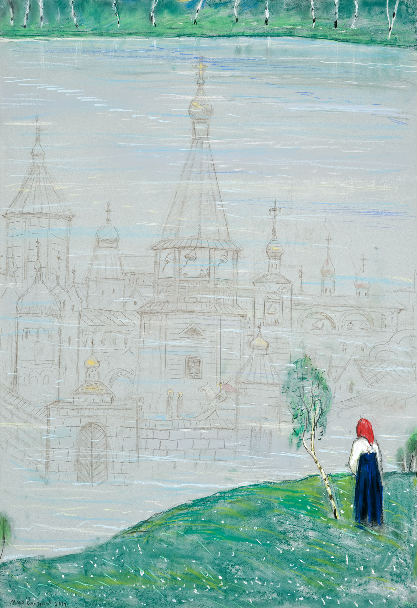 Китеж град картины Глазунов